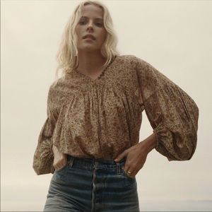 RESERVED Dôen thistle top NWT